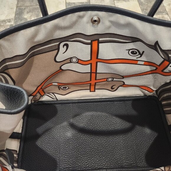 Hermes Garden Party Leather Tote - Picture 14 of 14